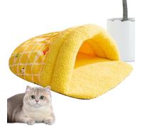 Niche pour chat | Niche en forme de pantoufle - Maison souple pliable adorable semi-fermée chaude pour chats et petits chiens