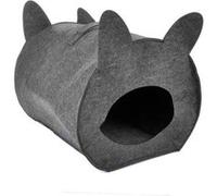Niche pour Chat & Poignée "Feutrine" 40cm Anthracite Gris G