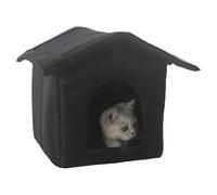 Niche pour chat pour l'extérieur, résistante aux intempéries - Accessoires d'extérieur antidérapants pour plusieurs chats - Balcon d'hiver, terrasse, camping