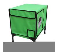Niche pour chat sauvage pour l'hiver - Abri surélevé isolé pour chat, design imperméable pour porche, cour, jardin, balcon, grange