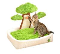 Niche pour chatons, tanière pour chats en forme de vase avec pin boule en peluche et tiragrafe,amovible lavable pour la maison de sommeil d'hiver de voiture chambre à côté