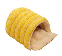 Niche pour chats avec couverture, confortable, amovible et lavable - Niche pour chats en dôme avec design semi-fermé et ouverture bidirectionnelle - pour chiots, chatons, petits animaux, coin et hiver