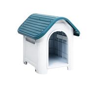 vidaXL Niche pour chien 152225 Polypropylène Bleu 59x75x66 cm
