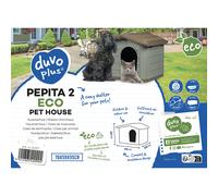 Niche pour chien, chat ou rongeur Duvoplus Pepita 1 Eco Gris 60x51x41 cm