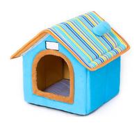 Niche pour chien chaude et confortable à l'intérieur, amovible et lavable, antidérapant et imperméable, pour les amoureux des animaux domestiques, cadeau pour l'intérieur