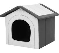 Niche pour chien, coin pour chien, zone de repos, chenil, refuge pour animaux, niche pour chien, chenil pour animaux, cendre + graphite Oxford, R5 : 60 x 70 cm