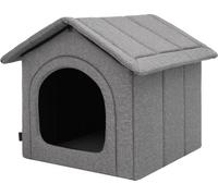 Niche pour chien, coin pour chien, zone de repos, chenil, refuge pour animaux, niche pour chien, chenil pour animaux domestiques, graphite éco-lins, R3 : 46 x 52 cm