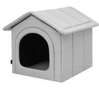 Niche pour chien, coin pour chien, zone de repos, chenil, refuge pour animaux, niche pour chien, chenil pour animaux domestiques, cendre éco-lin, R5 : 60 x 70 cm