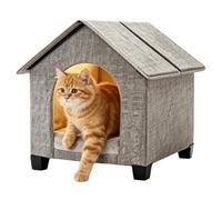 Niche pour Chien D'Intérieur Abri Chiot Imperméable Et Résistant | Abri Chat Extérieur Pour Intérieur Extérieur Jardin Patio Maison Détente Couchage