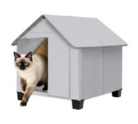 Niche pour Chien D'Intérieur Tanière Chiot Pliable Surélevée Résistante Aux | Tapis Couchage Niche Chenil Pour l'Intérieur et l'Extérieur la Cour la Maison le Camping par Temps Froid e