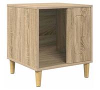 Niche pour chien en bois d'ingénierie - vidaXL - Sonoma - 44x42x49 cm - Durable - Pour intérieur - Assemblage requis
