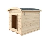 Niche pour Chien Exterieur en Bois - 87 x 102 x H84 cm - TIMBELA M405-1