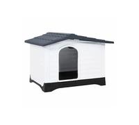 Niche pour chien Gris 90,5x68x66 cm Polypropylène 152230