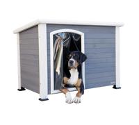 Kerbl - Niche pour chien Kenny - Bois blanc/gris 113 x 77 x 81 cm