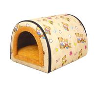Niche pour Chien, lit Grotte pour Chat - Maison Cave Portable pour Chats | Chiens,Maison de literie antidérapante pour animaux, avec fermeture éclair, pour jardin, , salon, chambre à coucher, ba