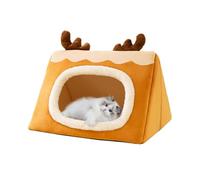 Niche pour chien, lit pour chat | Triangle House Lit pour chiot, chenil intérieur chaud pour chat, nid isolé épais pour chatons, petits chiens