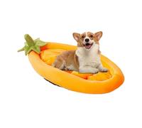 Niche pour Chien - Niche Aubergine | Nichhe Amovible et isolée | Niiche Chaude, antidérapante et Lavable pour Le Jardin, Les Voyages, la Maison et Le Camping