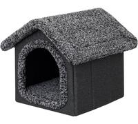 Niche pour chien Niche pour chat Niche pour chien Niche pour chat Niche coussin pour chien Coussin pour chat Niche pour animaux domestiques Indoor, Taille 1 : 32x38x32 cm, Noir