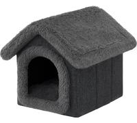 Niche pour chien Niche pour chat Niche pour chien Niche pour chat Niche coussin pour chien Coussin pour chat Niche pour animaux domestiques Indoor, Taille 4 : 55x60x60 cm, Noir SHAGGY
