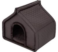Niche pour chien Niche pour chat Niche pour chien Niche pour chat Niche pour chat Coussin pour chien Coussin pour chat Niche pour animaux domestiques Grande R1 - 42 x 32 cm Marron
