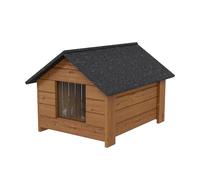 Niche pour chien - Résistante aux intempéries - En bois isolé - 84 x 68 cm