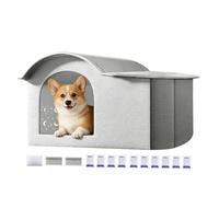 Niche Pour Chien Surélevée - Niche Pour Chat Extérieure | Tente Étanche Pour Chien, Abri D'été Pliable Pour Animaux De Compagnie, 50 X 40 X 45 Cm, Tanière De Détente Pour Jardin Intérieur, Jardin, Cam
