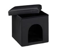 Niche pour chien tabouret pouf pliant léger élégant maison pour animaux 2,5 kg