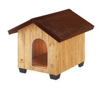 Niche pour chiens Domus Medium Bois - Ferplast - 73x85x67,5 cm - Beige - Moyen - Rectangulaire - Extérieur
