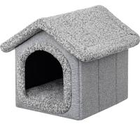 Niche pour chiens Niche pour chats Niche pour chiens Niche pour chats Coussin pour chiens Coussin pour chats Niche pour animaux domestiques Indoor, Taille 3 : 46x52x53 cm, Gris
