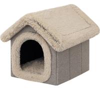Niche pour chiens Niche pour chats Niche pour chiens Niche pour chats Coussin pour chiens Coussin pour chats Niche pour animaux domestiques Indoor, Taille 1 : 32x38x32 cm, Cappucino