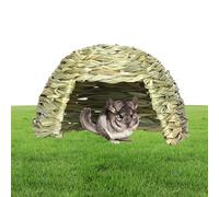 Niche pour cochon d'Inde - Nid d' endormie - Protection confortable pour les petits animaux de compagnie - Literie naturelle Hideaway pour cage intérieure - Zone de confort