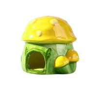 Niche pour hamster - Nid de couchage en céramique pour l'occupation adaptée à l'espèce et la détente - Décoration de cage à hamster - Pour souris, furet, chinchillas et gerbilles, comme maison