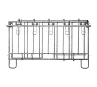 Niche pour les veaux 5 places zingué Kerbl Cornadis Blanc 213 cm