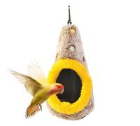 Niche pour oiseaux en cage - Abri de repos pour oiseaux - Lit montable pour la maison - Pour les salons, balcons, rebords de fenêtre et petites races moyennes : perroquets perroquets