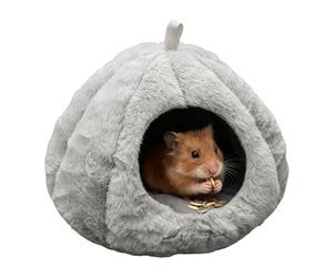 Niche pour petits animaux | Seins fermés en coton chaud | Suspendus d'hiver en peluche pour hamsters, pour furets souris petites races chambre à cage pour animaux