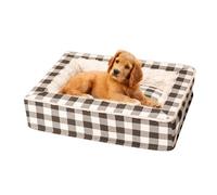 Niche pour petits chiens, canapé doux et apaisant pour le sommeil et le chauffage pour animaux domestiques, lit doux et relaxant pour chats avec antidérapant - convient pour le séjour de la