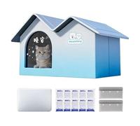 Niche Rafraîchissante Chat Chien, Tapis Alu + 10 Blocs Glace, Sacs Coton | Utilisable Aussi Bien En Intérieur Qu’En Extérieur Et Facile D’Entretien Confortable Pour Chats Et Petits Chiens
