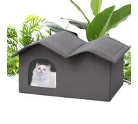 Niche rafraîchissante pour chat - Maison intérieure imperméable et isolée pour chat - Niche amovible et confortable pour animaux de compagnie, chiot, chaton, petit chien, maison par temps chaud