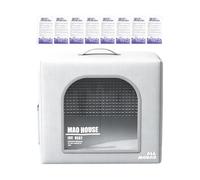 Niche Rafraîchissante pour Chien Extérieur Lit Pliable Isolé et Résistant | avec 8 Packs de Glace Réutilisables Maison pour Chat d'Intérieur Pour Chaton Chiot Repos Intérieur Extér