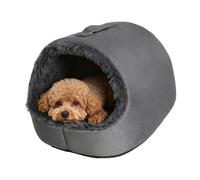 Niche tanière pour chats - Niche d'hiver semi-fermée confortable et chaude pour chatons, maison tente couverte pour chiots et chatons, convient à la maison dortoir appartement salle de séjour balcon