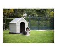 Niche pour chien en résine beige 0,73m² KETER