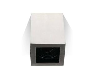NICHEL SATINATED QUADRATED ALUMINIUM FACE GU10 3632