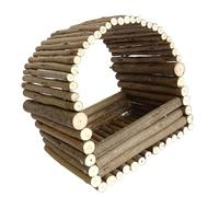 Niches en bois naturel pour petits animaux, grands nids de lapins en bois pour intérieur et petits animaux, nids d'oiseaux pour perroquets