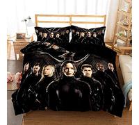 NICHIYO The Hunger Games Parure de lit en microfibre avec housse de couette et taie d'oreiller, impression numérique 3D, parure de lit en trois pièces (7, 200 x 200 cm + 80 x 80 cm)