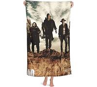 NICHIYOBI Serviette de plage The Walking Dead - Impression numérique 3D - Serviette de bain - Aspect tendance - Doux et résistant à la lumière (6,70 cm x 140 cm)