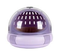 Nichoir à capsule pour chat - Cage portable simple et respirante - Violet
