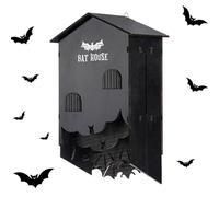Nichoir à Chauves-Souris de Jardin avec Trois Compartiments, Fixation | Habitat en bois pour chauves-souris Dans le jardin extérieur, l'arrière-cour et sur l'arbre