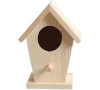 Nichoir à oiseau en bois 14cm - artémio Beige G