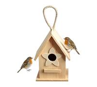 Nichoir À Oiseaux Abri en bois pour oiseaux de compagnie | Maisonnette à Oiseaux Convient aux Aras, Perruche, Inséparable, Conure, Calopsitte, Pinson, Jardin, Cour, Balcon, Porche,