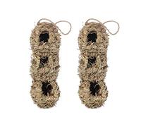 Nichoir à oiseaux Colibri | Lot de 2 nichoirs d'extérieur pour l'extérieur | Nichoirs à oiseaux tissés à la main à l' pour l'extérieur | Nichoir naturel pour l'extérieur | Nichoirs d'oiseaux